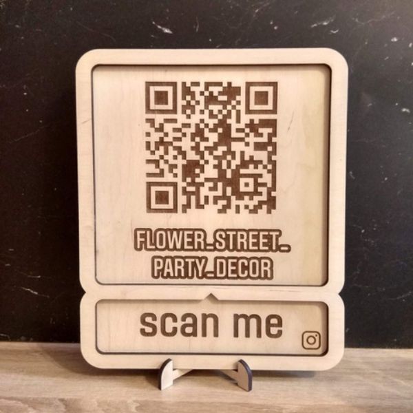 Wooden Scanner Plate